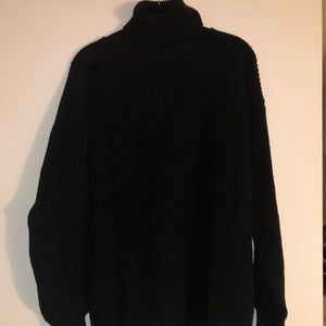 Black turtleneck dress